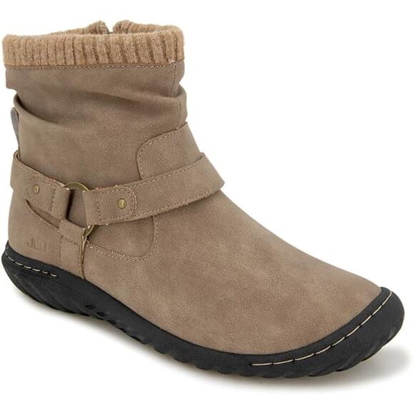 JBU Women's Westwood Waterproof Harness Booties, Taupe Size 7M - Picture 1 of 5